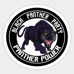 Black Panther Party Logo Sticker